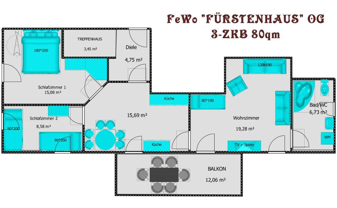 "Fuerstenhaus" Og Hofgeismar-Zentrum! Εξωτερικό φωτογραφία